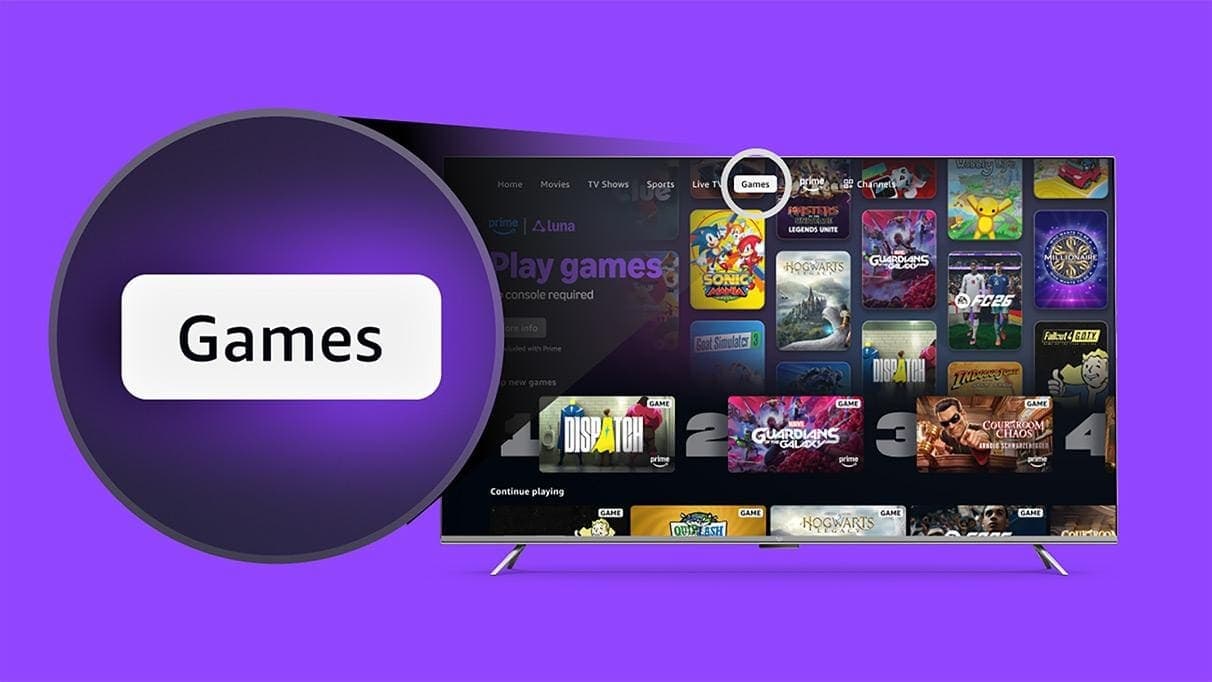 Amazon Moves Cloud Gaming Into Prime Video With New Games Tab