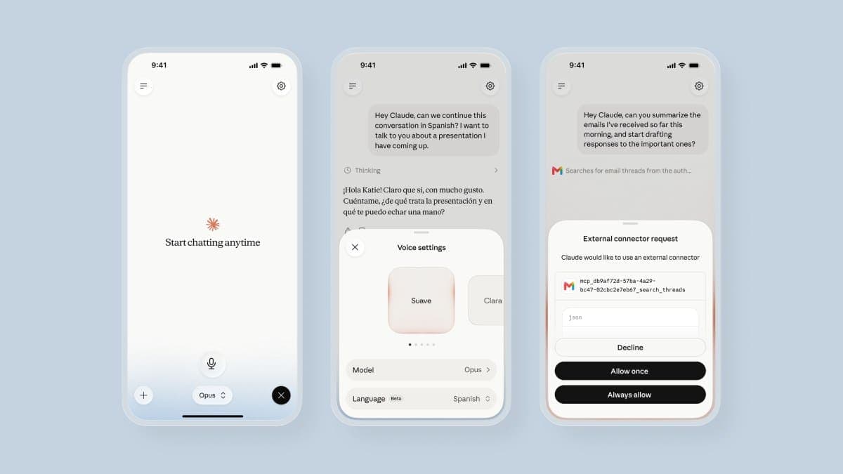 Claude Voice Mode Gets Smarter, Gains Tool Access OpenAI Still Lacks