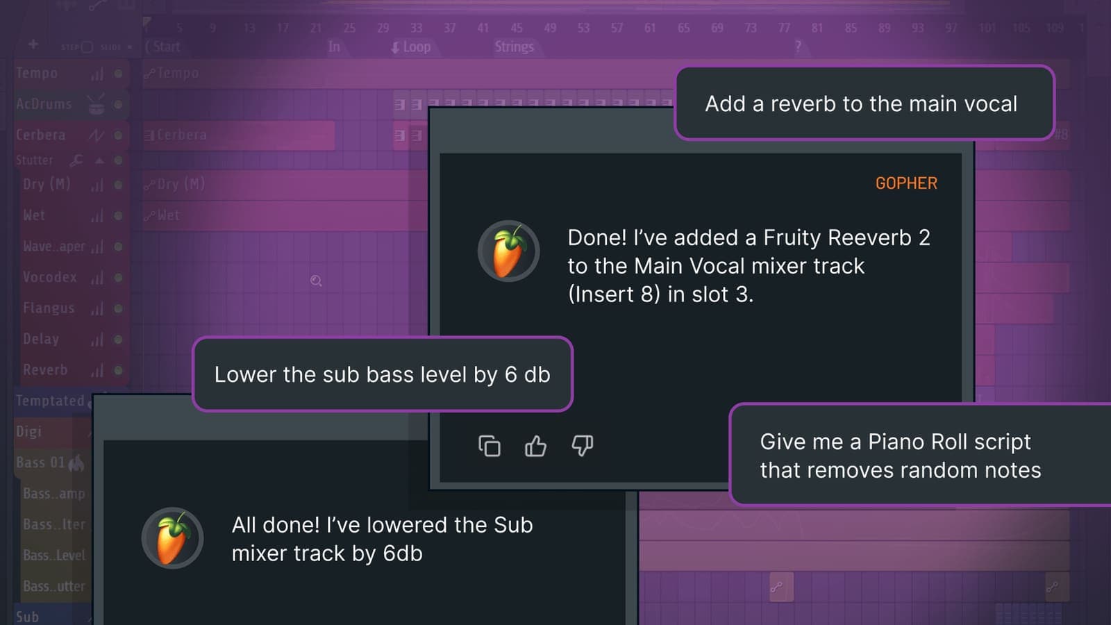 FL Studio's Gopher AI Moves Beyond Documentation to Execute Mix Commands