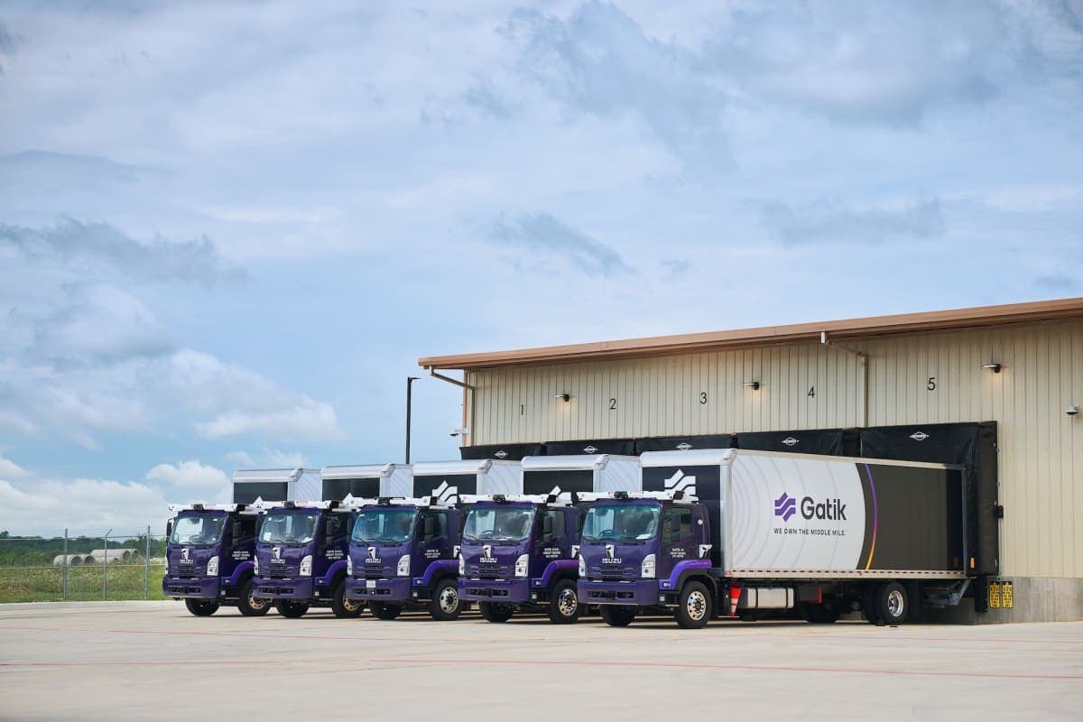 Middle-Mile Autonomy Attracts $200M as Gatik Proves Commercial Viability